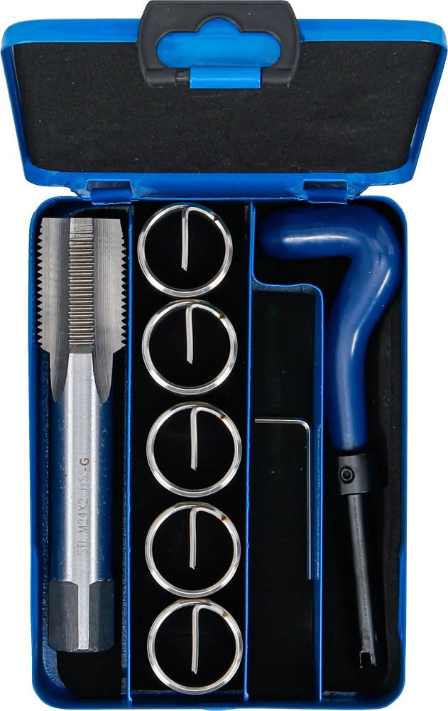 Kit de reparação de roscas | M24 x 2,0 mm | 7 peças