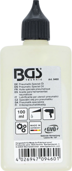 Óleo especial para ferramentas pneumáticas | 100 ml
