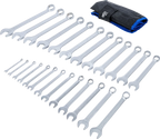 Conjunto de Chaves Combinadas | Polegadas 1/4"-1.1/4" | 25 Peças | Bolsa Tetron