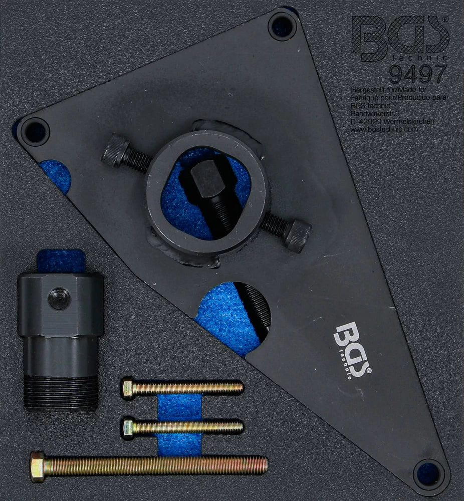 Inserção para carrinho de ferramentas 1/6: conjunto punções latão | 6 - 19 mm | 5 peças
