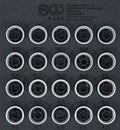 Inserção para carrinho de ferramentas 1/6: Conjunto de ferramentas de afinação do motor | para Opel, Saab, Buick, Cadillac, Chevrolet 2.8L / 3.6L V6