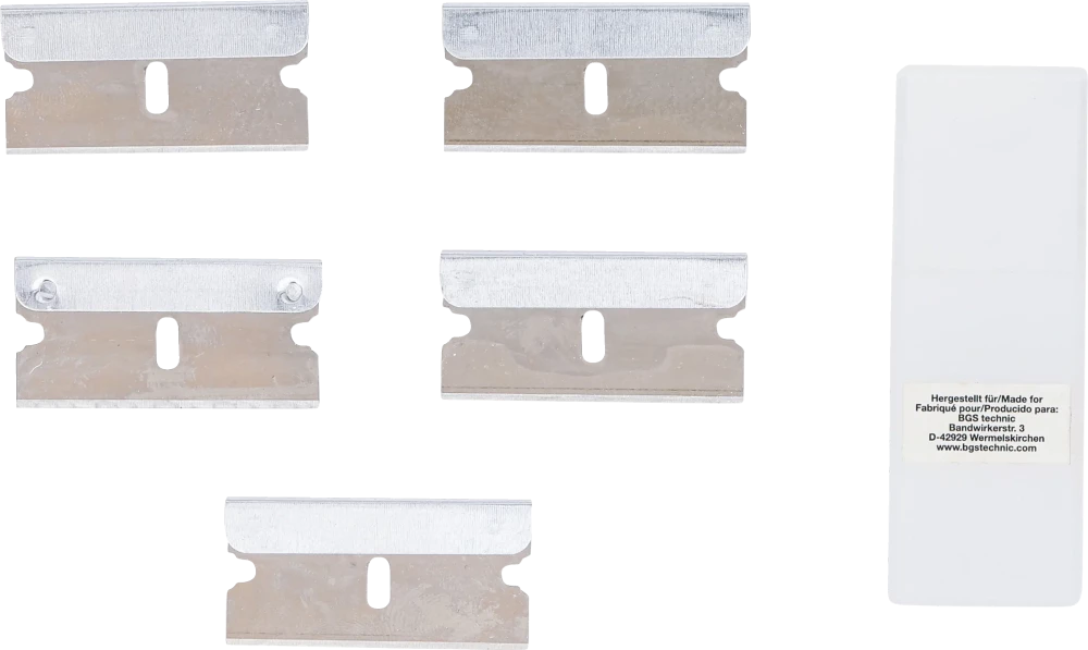 Lâminas raspadoras | para BGS 85816 | 5 peças