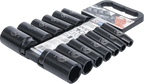 Conjunto de encaixes para chave de caixa de impacto | Entrada 12,5 mm (1/2") | 10 - 32 mm | 13 peças