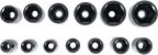 Conjunto de encaixes para chave de caixa de impacto | Entrada 12,5 mm (1/2") | 10 - 32 mm | 13 peças