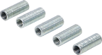 Casquilhos de reparação de roscas | Rosca interior M6 x 1,0 mm / Rosca exterior M8 x 1,0 mm | 5 peças