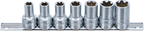 Conjunto de encaixes para chave de caixa perfil T Plus (para Torx Plus) | Entrada de quadrado interno de 10 mm (3/8") | 10EP - 20EP | 7 peças