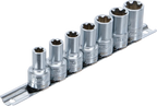 Conjunto de encaixes para chave de caixa perfil T Plus (para Torx Plus) | Entrada de quadrado interno de 10 mm (3/8") | 10EP - 20EP | 7 peças
