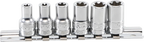 Conjunto de encaixes para chave de caixa perfil T Plus (para Torx Plus) | Entrada de quadrado interno de 6,3 mm (1/4") | 6EP - 12EP | 6 peças
