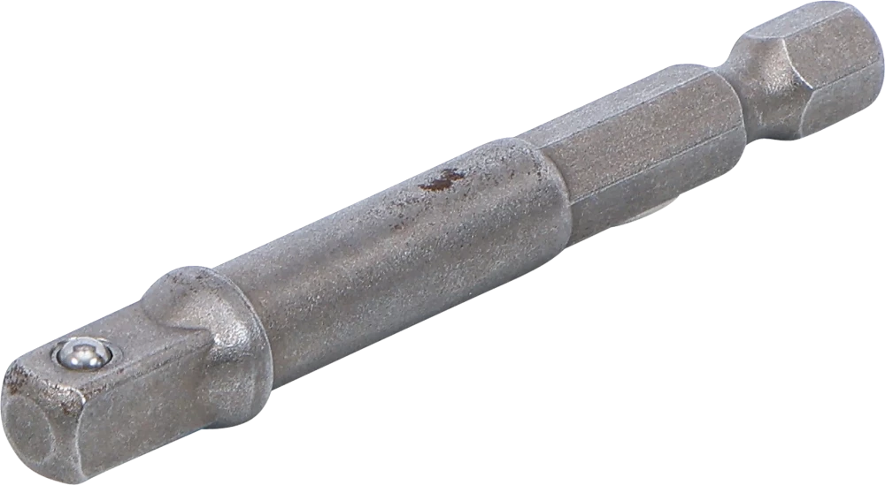Adaptador para perfuradoras | Entrada de sextavado externo 6,3 mm (1/4") / Saída de quadrado externo 6,3 mm (1/4")