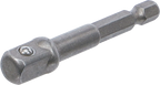 Adaptador para perfuradoras | Entrada de sextavado externo 6,3 mm (1/4") / Saída de quadrado externo 10 mm (3/8")