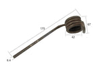 Mola Comp:170mm, Larg:67mm, Ø6mm - para Bamford Aplicavel em: AG170 (S.9720)