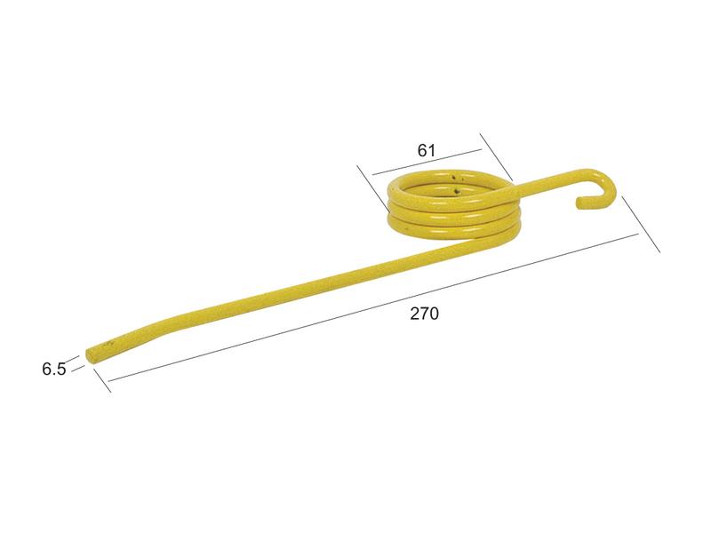 Mola Comp:270mm, Larg Ø6.5mm - para New Holland Aplicavel em: 64562 (S.9721)