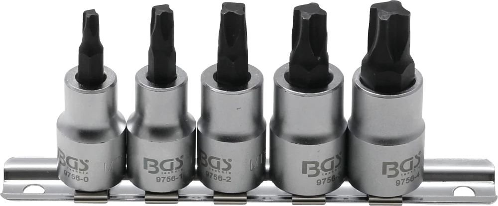 Conjunto de Encaixes Mortorq (MTS) | 3/8" | MTS0 - MTS04 | 5 peças