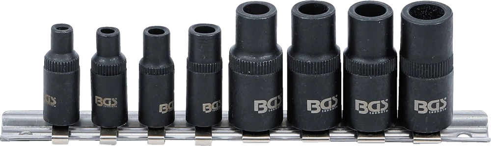 Conjunto de suportes de machos de atarraxar | 6,3 mm (1/4") / 10 mm (3/8") | 8 peças