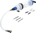 Bomba manual | 1500 ml | com conjunto de adaptadores