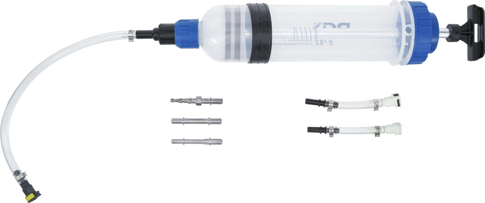 Bomba manual | 1500 ml | com conjunto de adaptadores