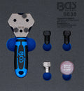 Inserção para carrinho de ferramentas 1/6: Rebordeadora | SAE e DIN 4,75 mm (3/16")
