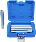 Conjunto de encaixes para chave de caixa sextavados, extra profundos | Entrada de quadrado interno de 10 mm (3/8") | 8 - 14 mm | 5 peças