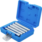 Conjunto de encaixes para chave de caixa sextavados, extra profundos | Entrada de quadrado interno de 10 mm (3/8") | 8 - 14 mm | 5 peças