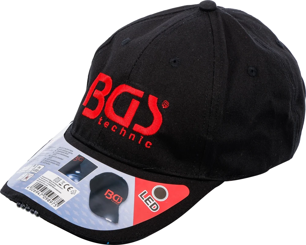 Boné de basebol BGS | com luz LED