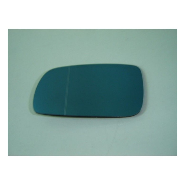 Vidro Espelho Retrovisor Esquerdo Asférico Térmico Azul Audi