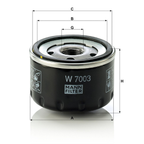 Filtro de Óleo W 7003