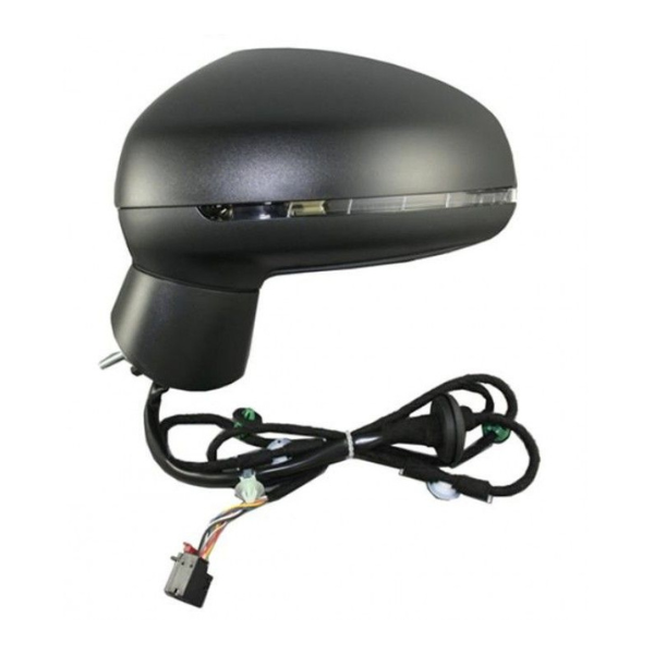 Espelho Retrovisor Esquerdo Elétrico, Rebatível, Térmico, C/Pisca 8 Pinos