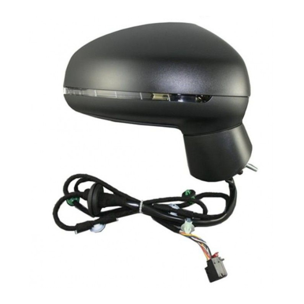 Espelho Retrovisor Direito Elétrico, Rebatível, Térmico, C/Pisca 8 Pinos